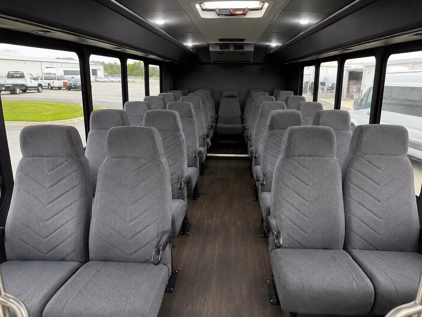 15 passenger minibus inside