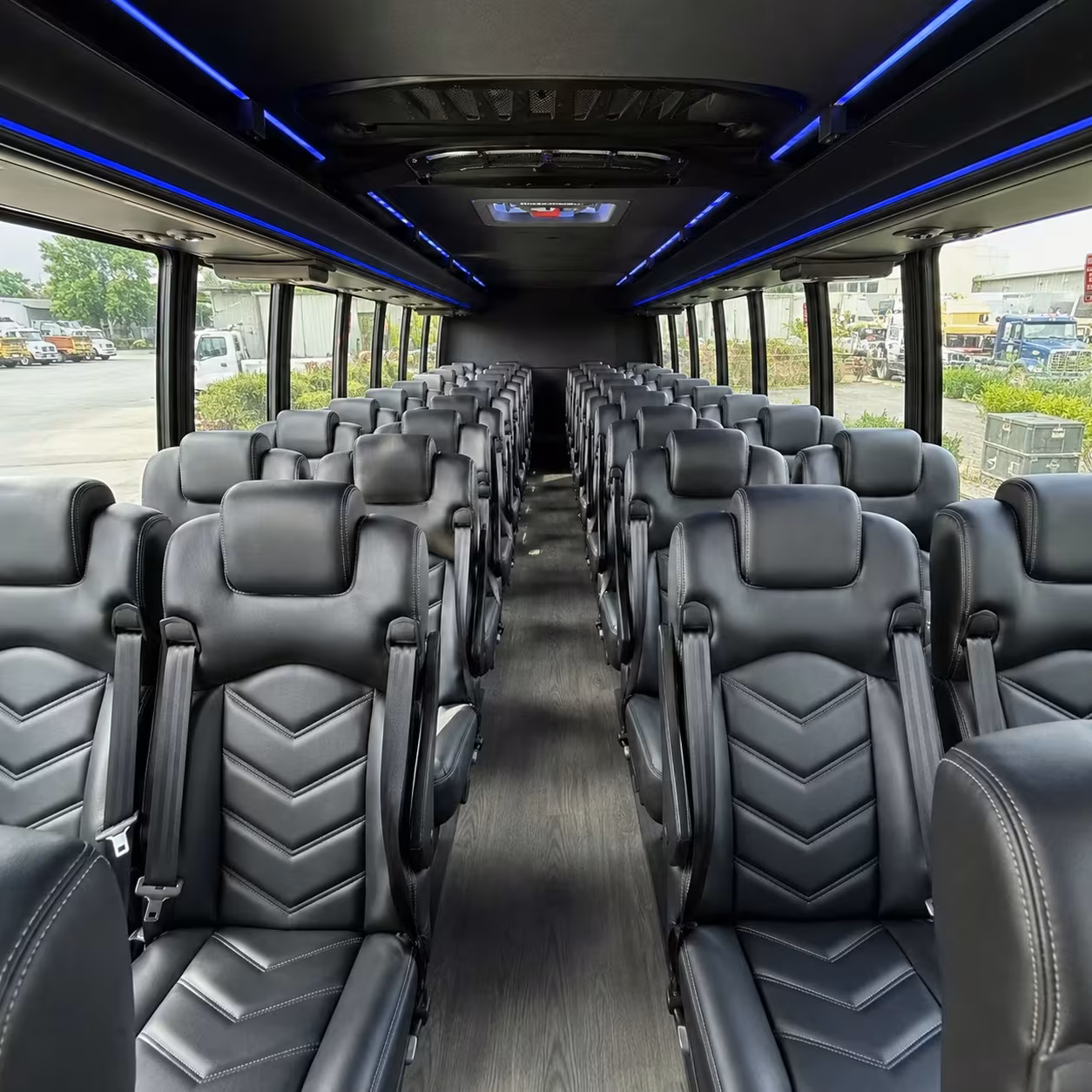 35 passenger minibus inside