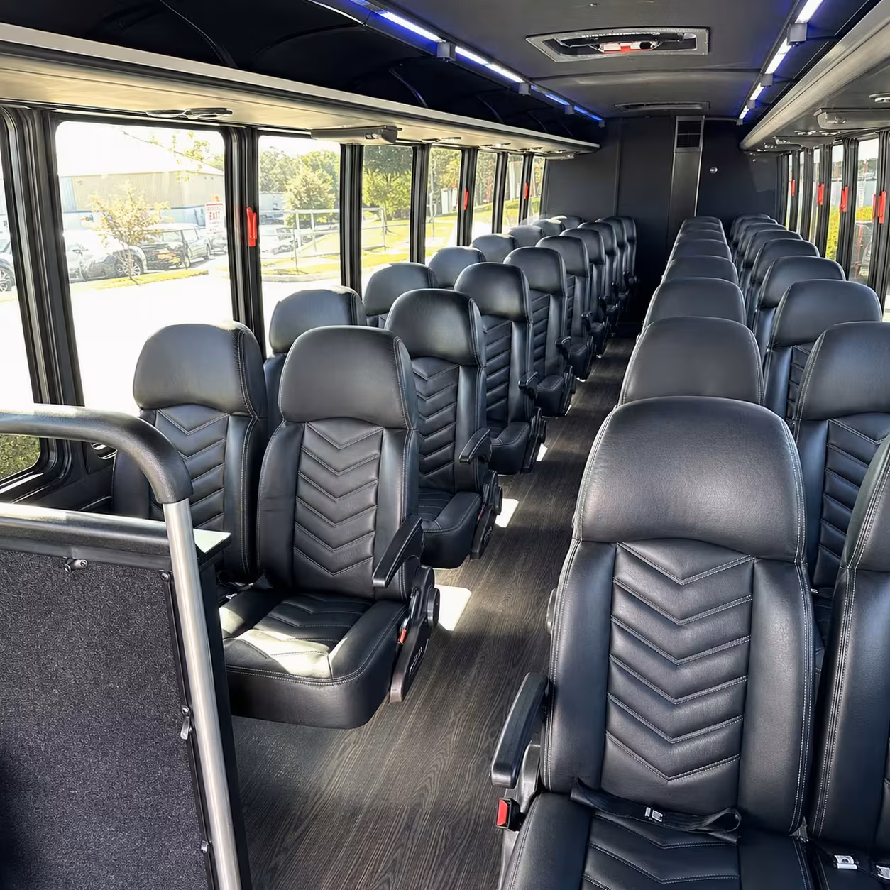 35 passenger minibus interior