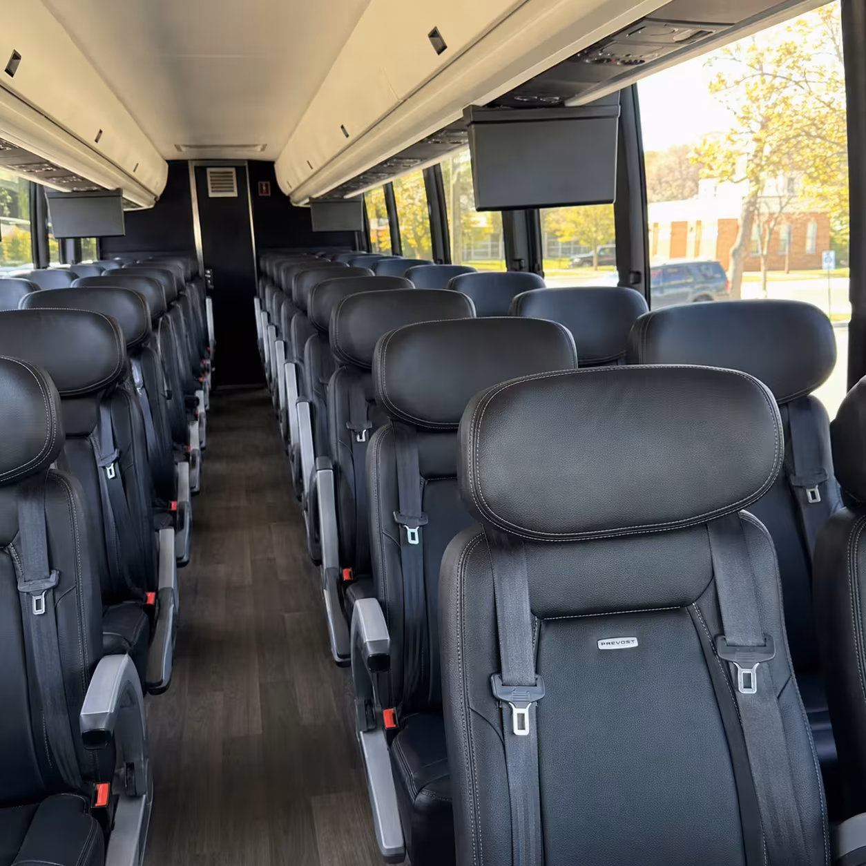 melbourne charter bus interior