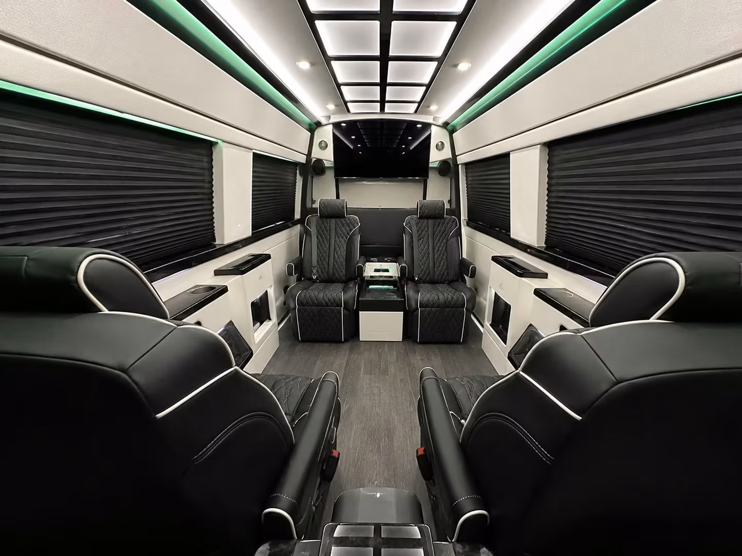 sprinter van with driver inside