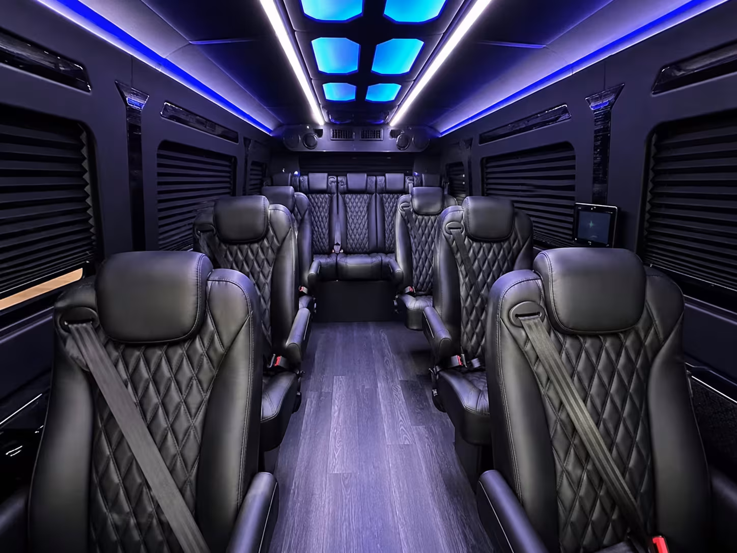 sprinter van with driver interior