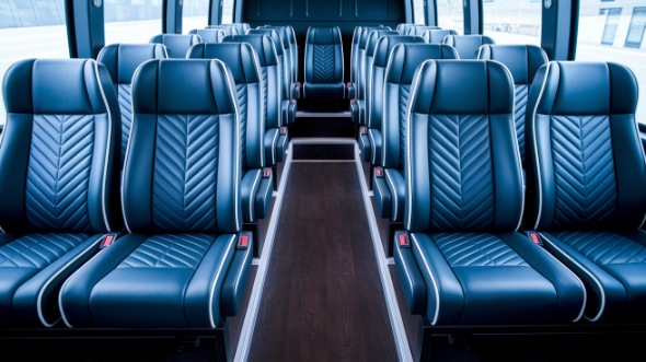 melbourne 25 passenger minibus inside