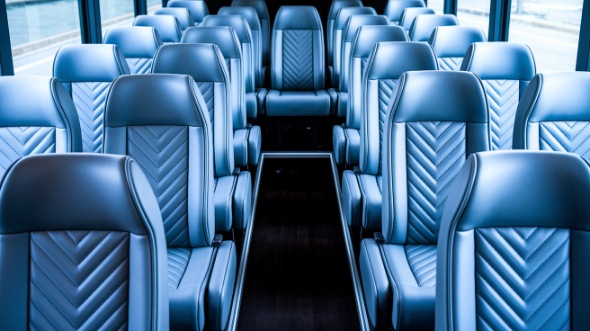 melbourne 28 passenger minibus interior