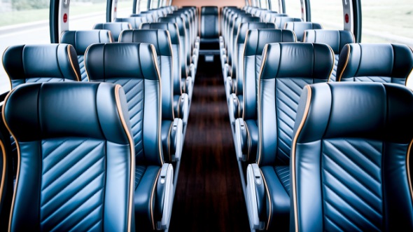 melbourne 50 passenger charter bus inside