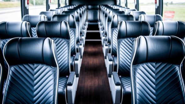 melbourne 56 passenger charter bus inside